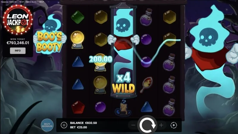Boo's Booty - spöke-Wild med en numerisk multiplikator på hjulen